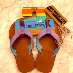 Final sale - New girl’s violet tan sandals